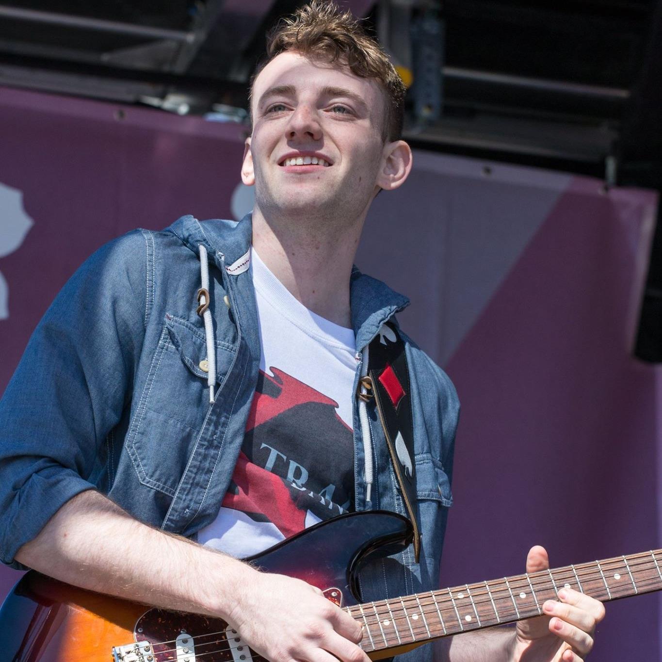 Jordan Lovinger playing Stratocaster at Cherry Blossom Festival